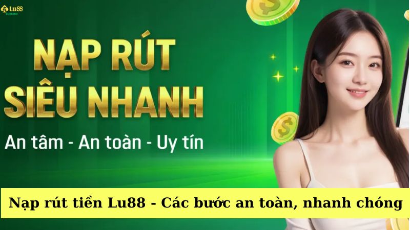 Nạp rút tiền Lu88 - Các bước an toàn, nhanh chóng